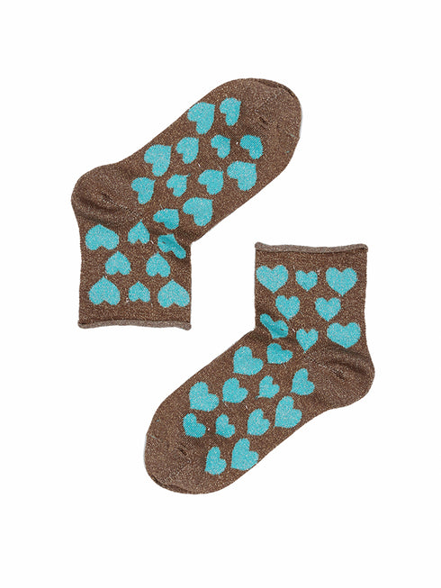 Socken Herz - Gold